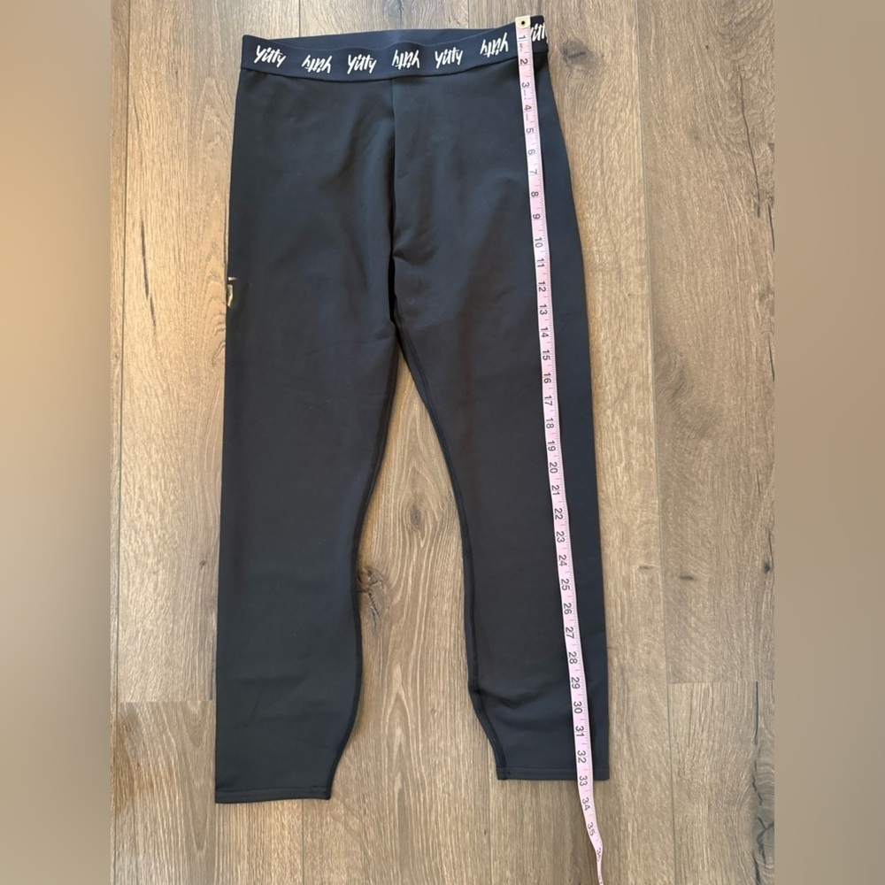 Yitty Major Label Shaping High Waist Logo Legging Size Large Iconic Black - Picture 10 of 10
